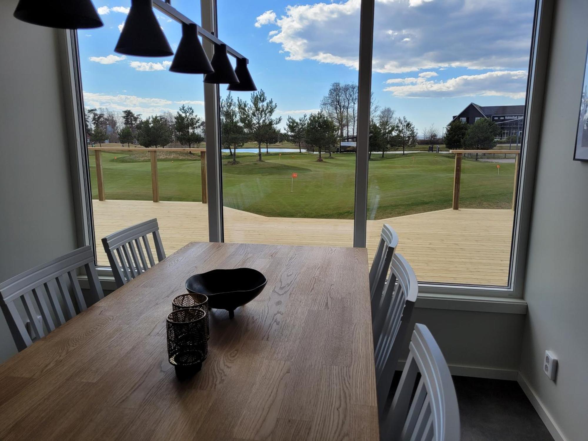 Halmstad Golfarena Stugor Luaran gambar