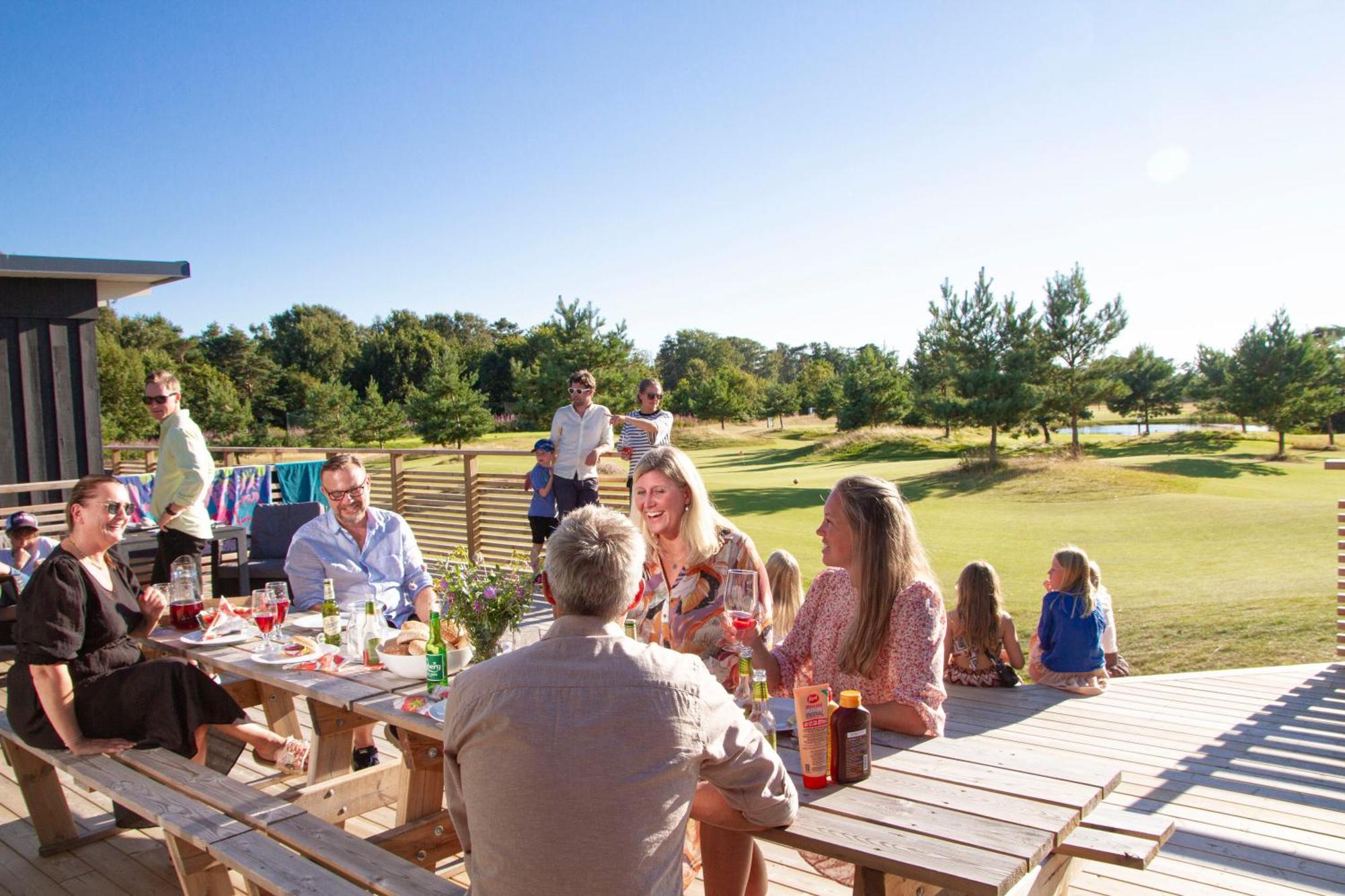 Halmstad Golfarena Stugor Luaran gambar