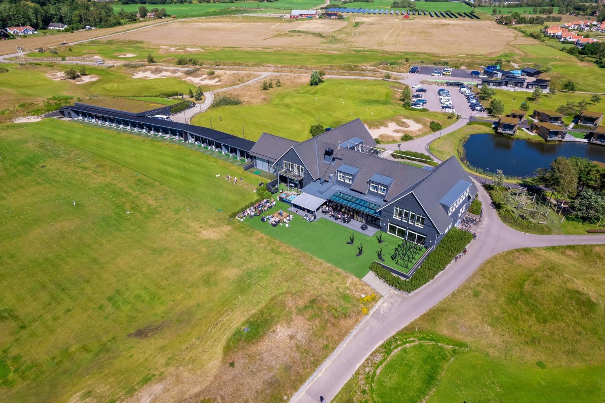 Halmstad Golfarena Stugor Luaran gambar