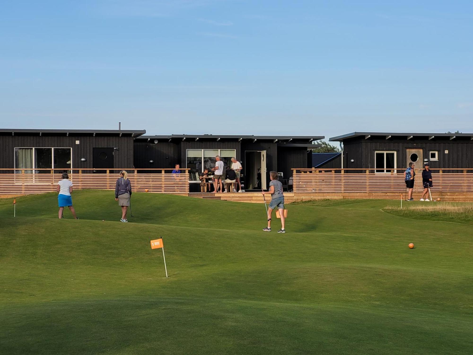 Halmstad Golfarena Stugor Luaran gambar